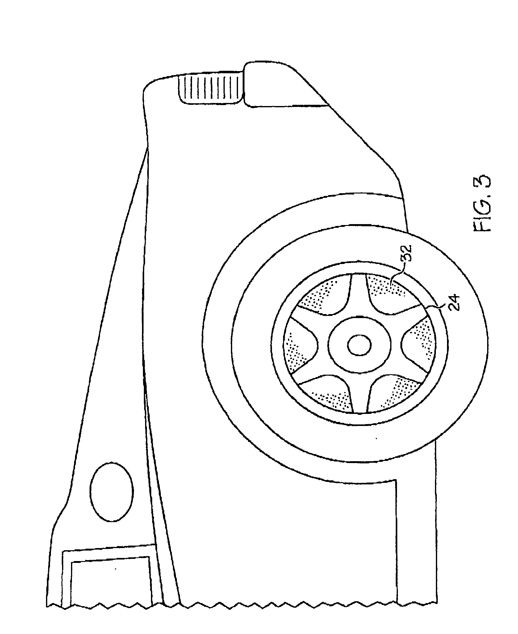 Disc brake pad with visual wear indicator