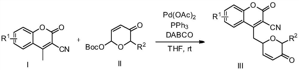 Preparation method of novel dihydropyrone coumarin compound