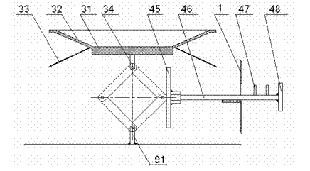 Biomass furnace with liftable furnace grate