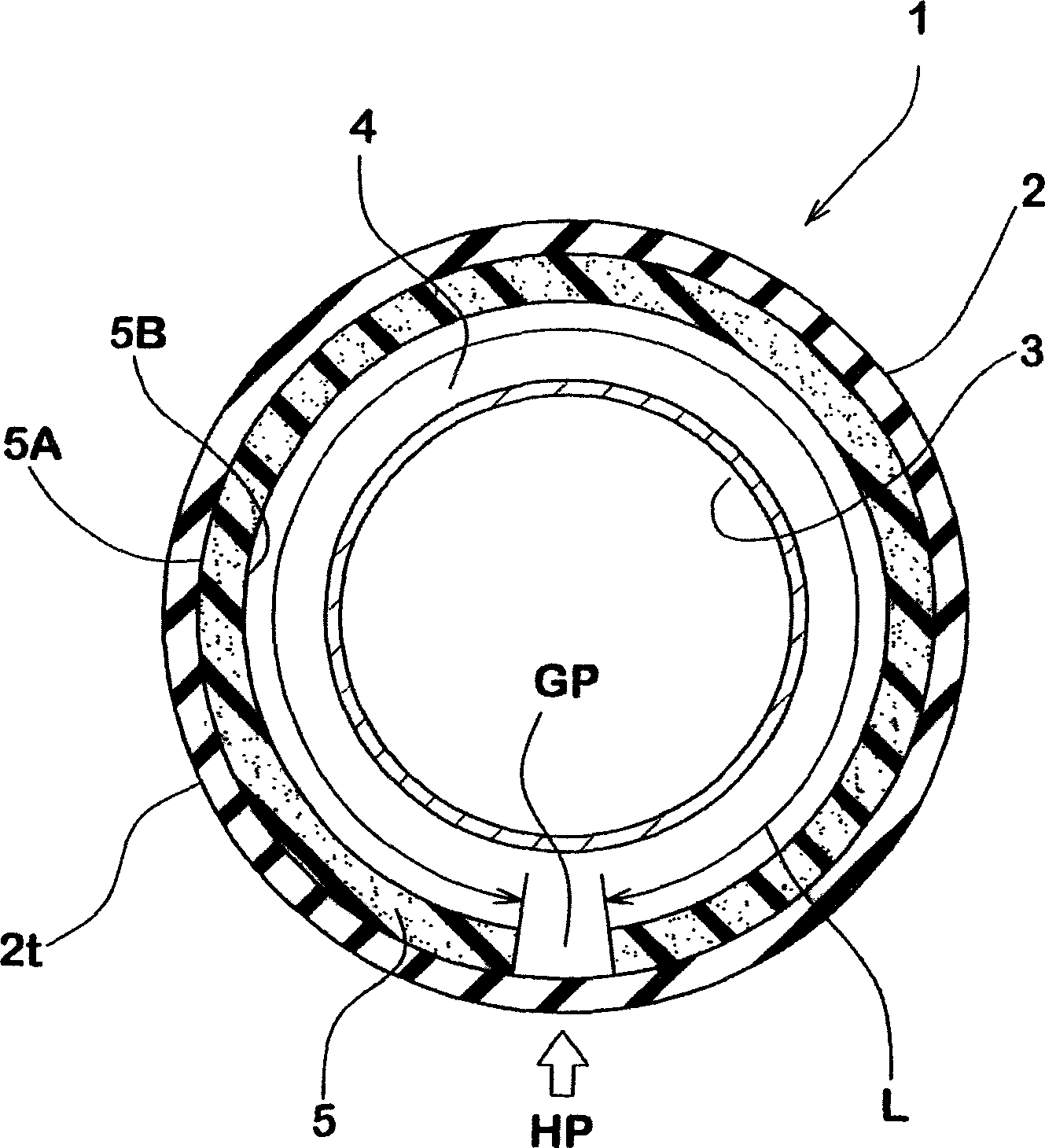 Tire noise reducing system