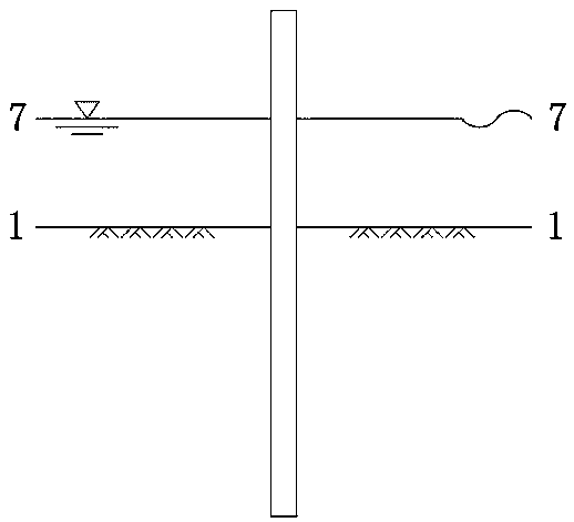 Detection method of scour depth of soil around marine pile foundation