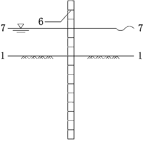 Detection method of scour depth of soil around marine pile foundation