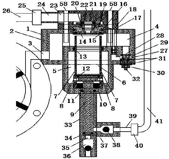 Pneumatic circulation air compression pump and air engine combined body