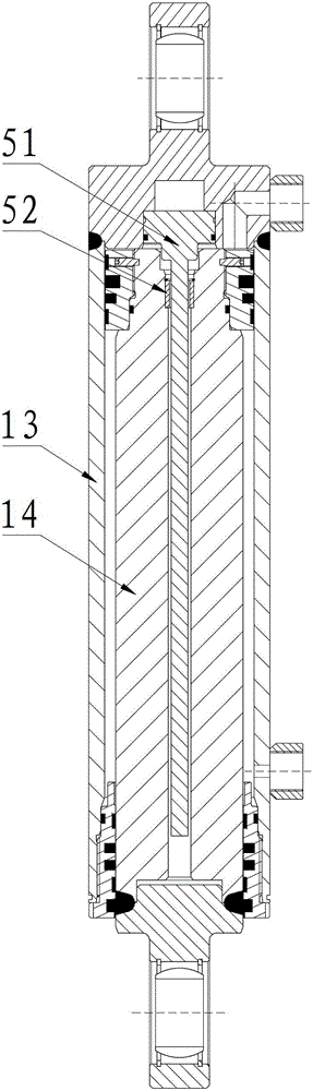 Oil and gas suspension system and engineering vehicles