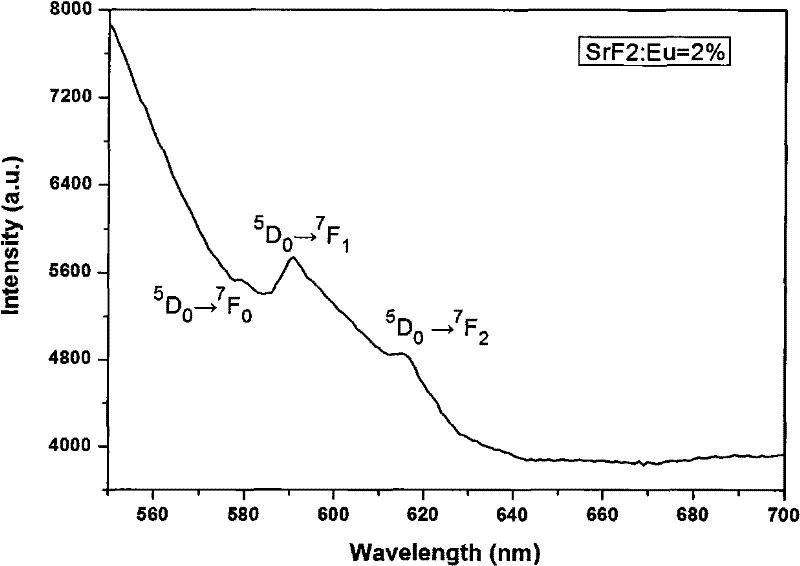 Method for preparing strontium fluoride or rare-earth doped strontium fluoride film by adopting electrolytic deposition