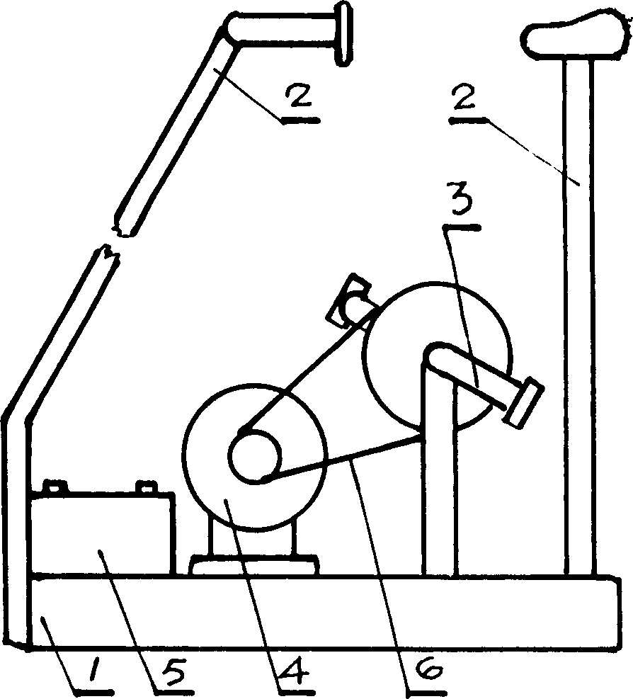 Body building device capable of generating electricity