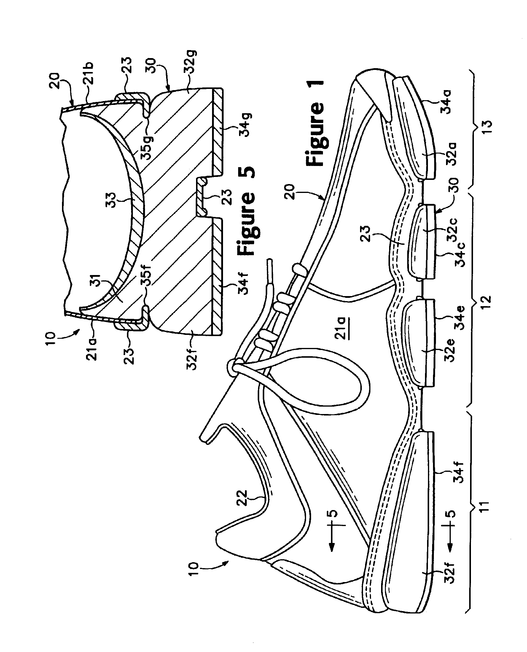 Footwear with separable upper and sole structure