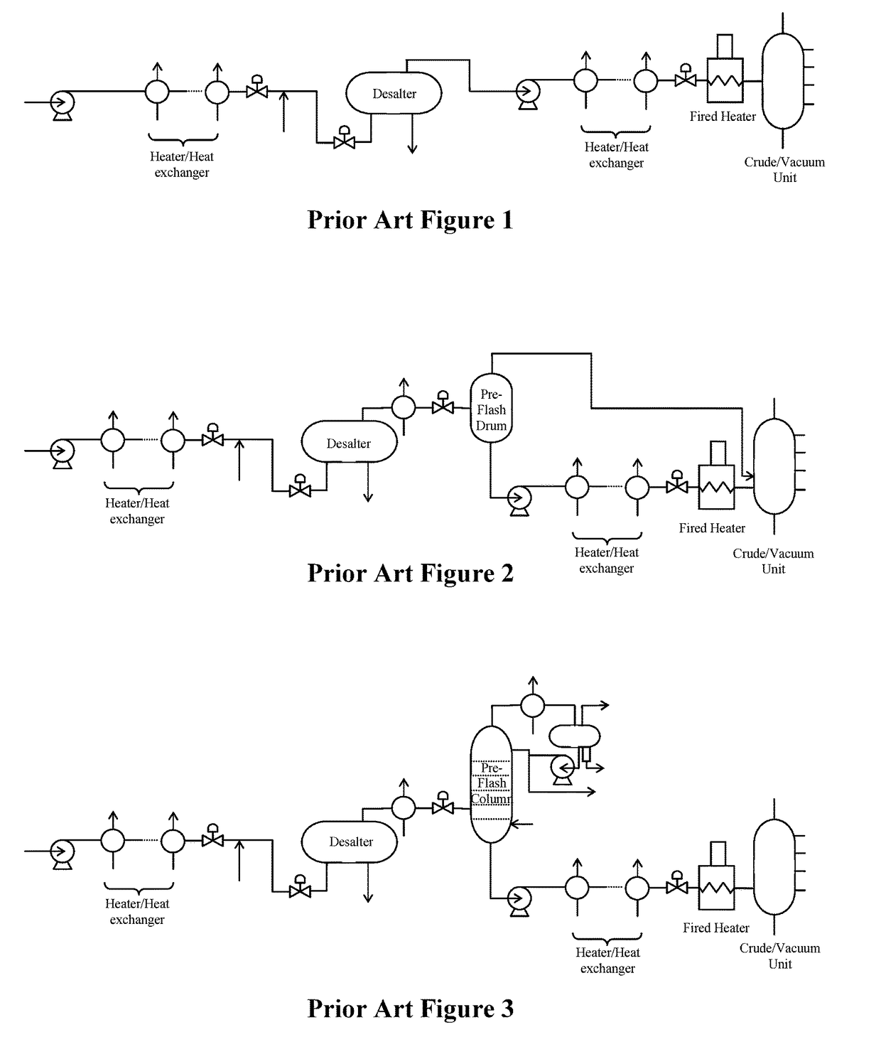 Multiple preflash and exchanger (MPEX) network system for crude and vacuum units