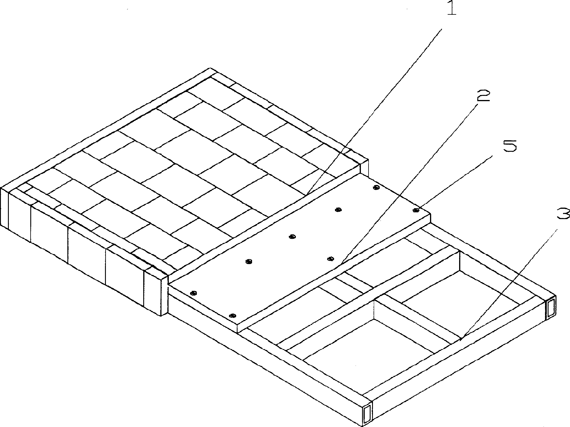 Composite stone art table top