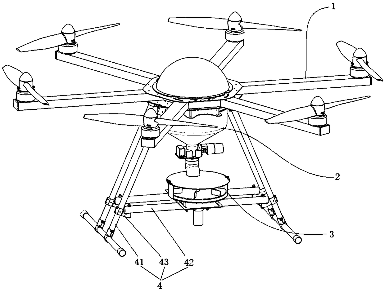 Unmanned aerial vehicle sowing device