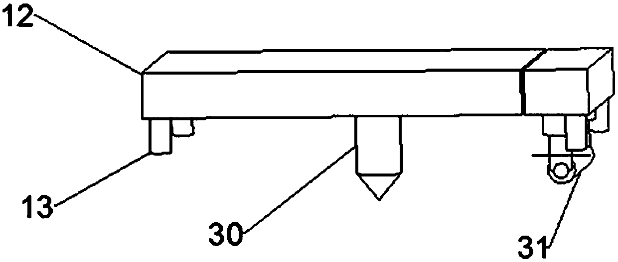 Blank cutting device for sock processing