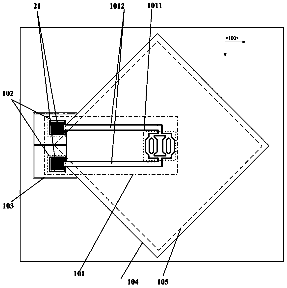 MEMS (micro-electromechanical system) methane sensor as well as application and preparation method thereof