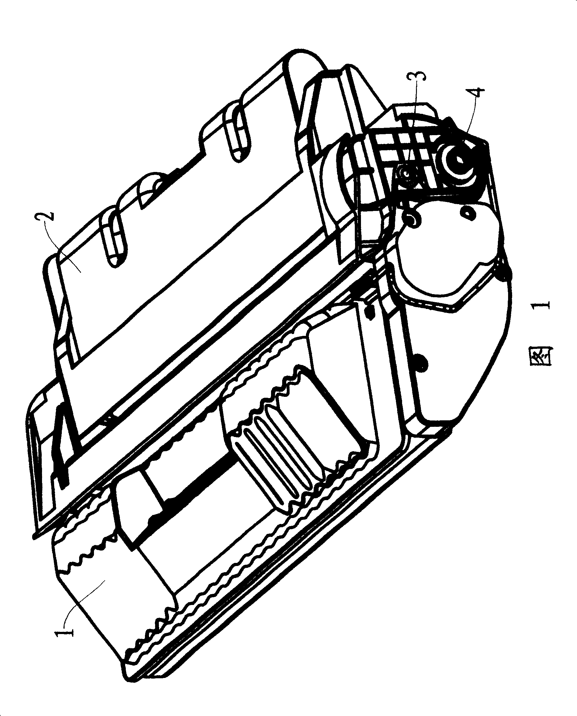 Processing cartridge with power inputting buffer unit