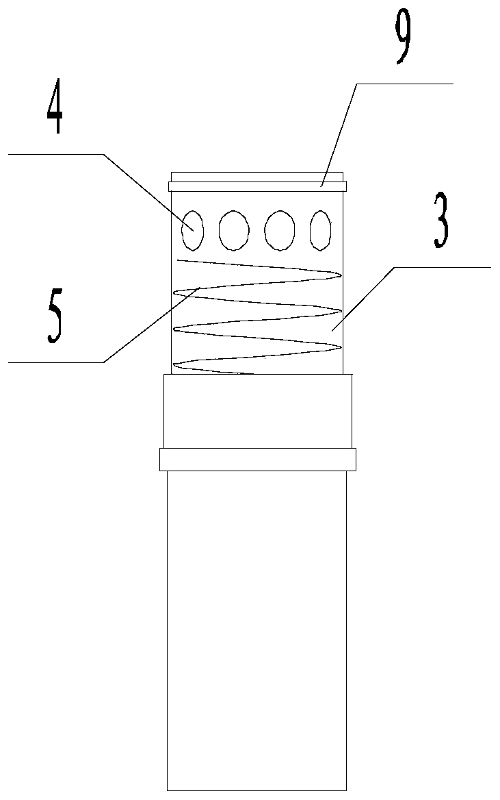 A multi-functional insulating operating rod for quick replacement of operating heads