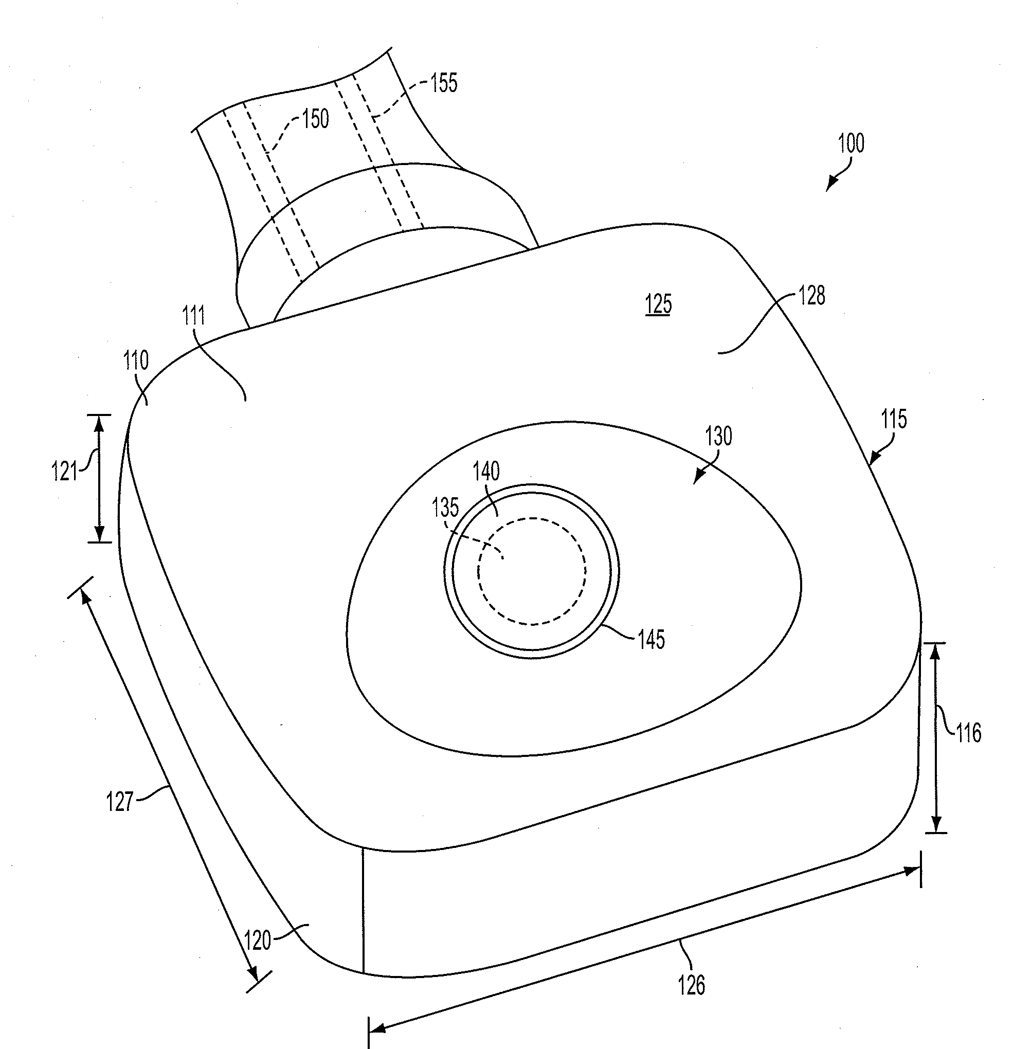 Flat doppler probe and method of the same