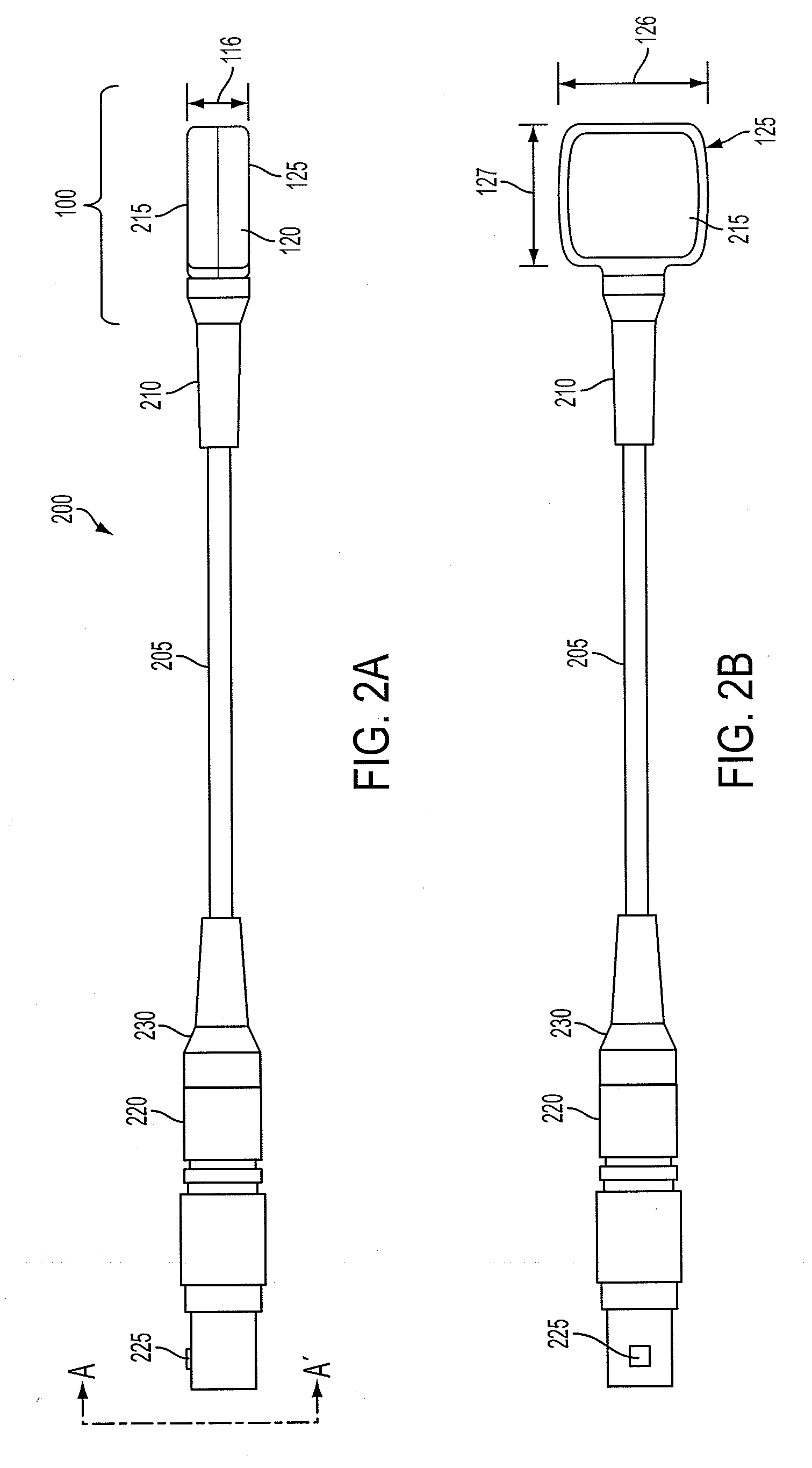 Flat doppler probe and method of the same