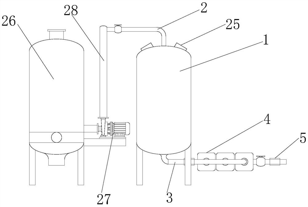 Diesel oil recovery processing device for diesel generator and method thereof