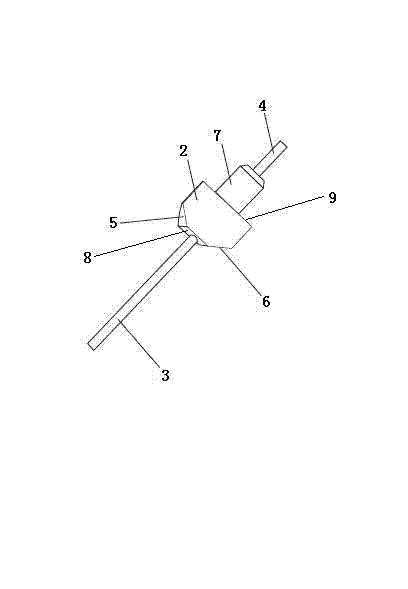 Engine cooling inclined hole detection tool and detection method based on the same