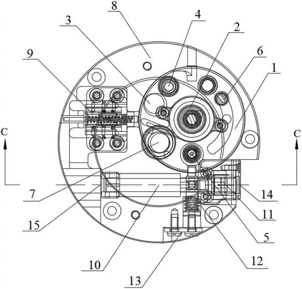 Inertia driving rotor isolation mechanism