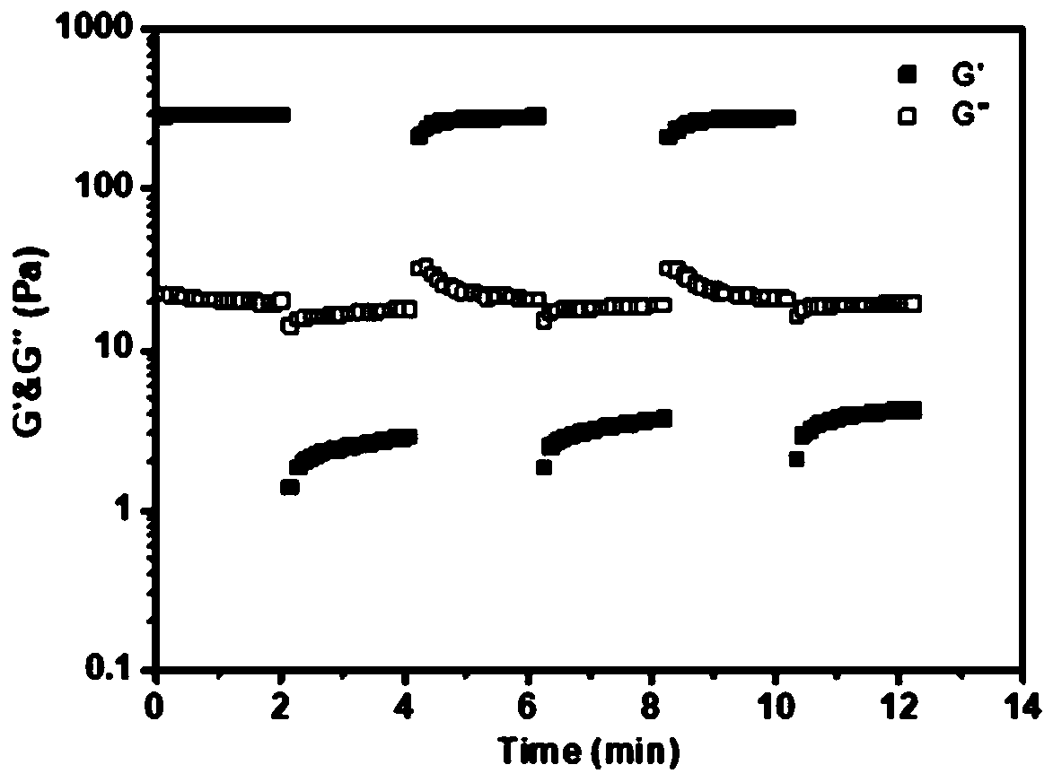 Injectable polymer hydrogel based on acylhydrazone bond, its preparation method and polymer hydrogel injection