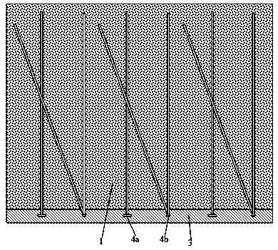 Reinforced anchoring type concrete retaining wall