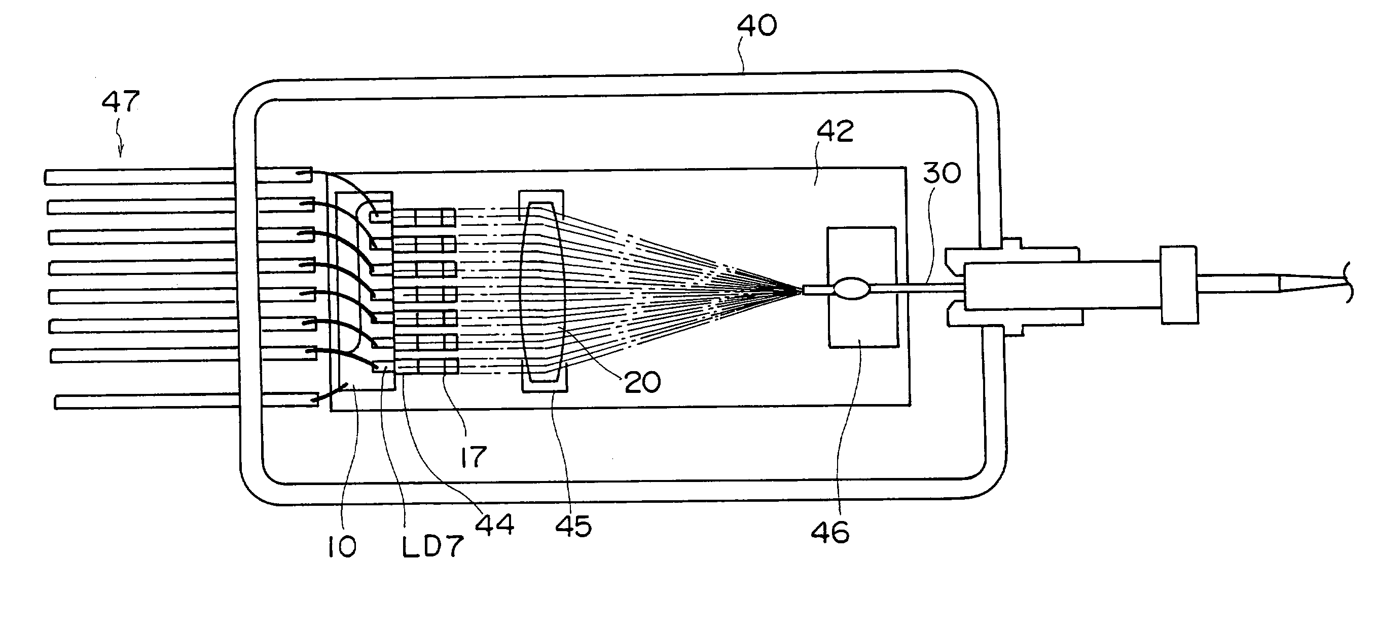 Laser module and production process thereof