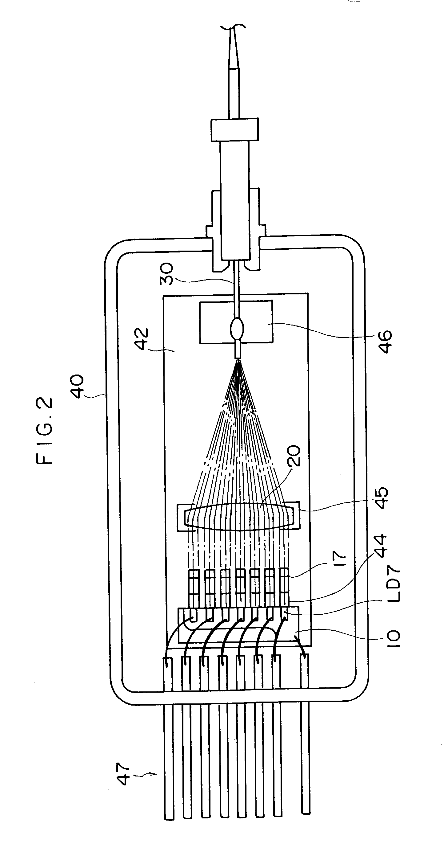 Laser module and production process thereof