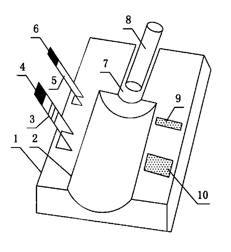 Heart puncture blood collecting device and puncture blood collecting method thereof for mice of medical research experiments