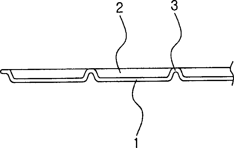 Channel structure of flat fluorescent lamp