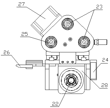 Method for supplementing and applying oil to roller bearing automatically through industrial robot
