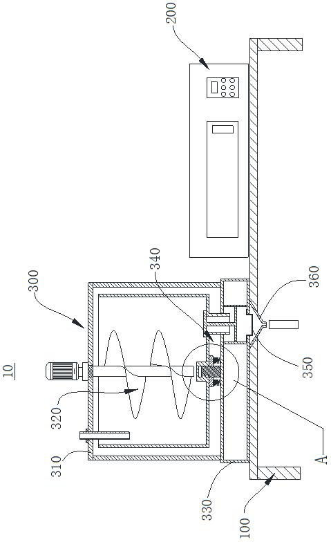 A food heavy metal detection device and detection method thereof