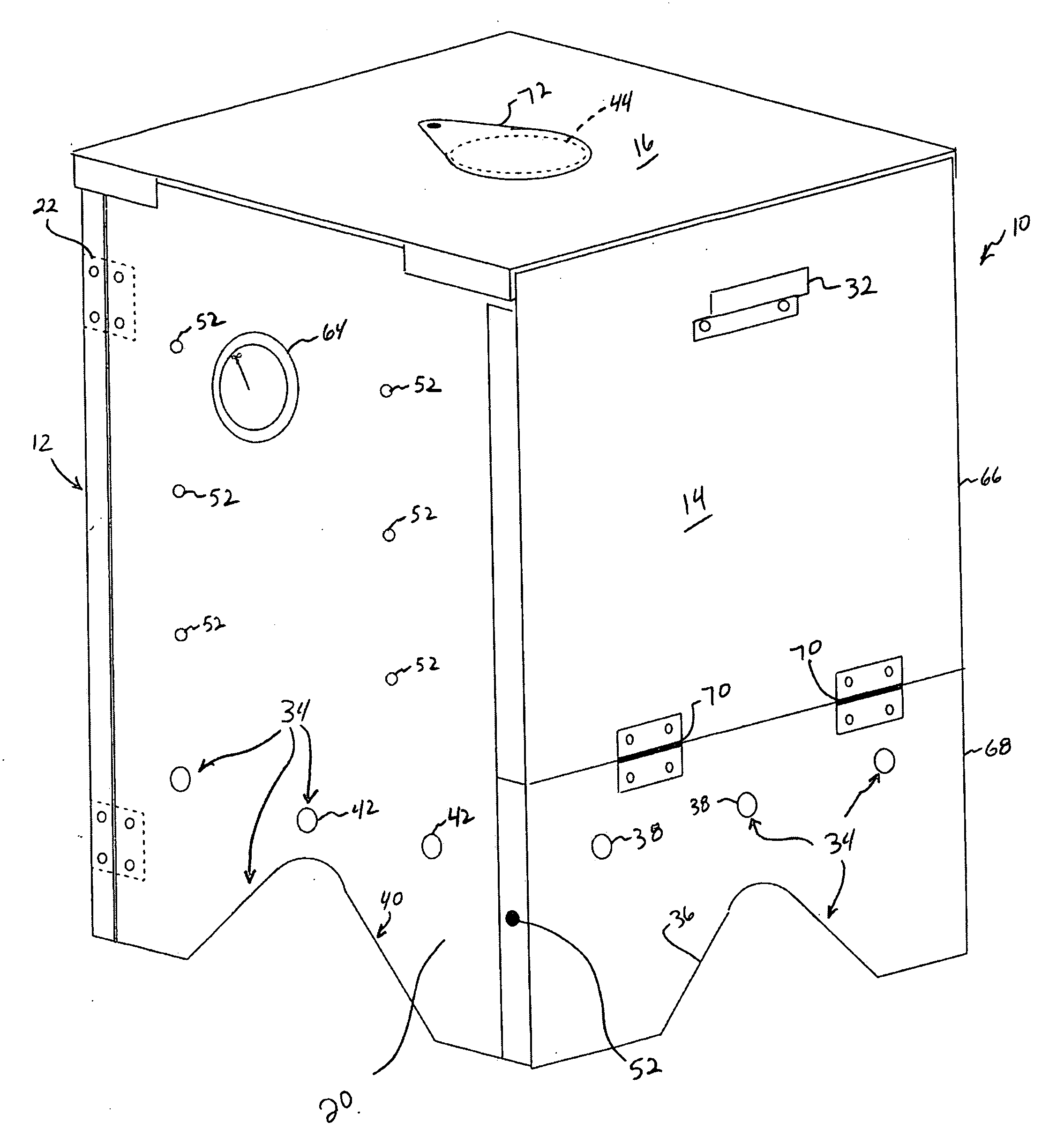Cooking device and associated methods
