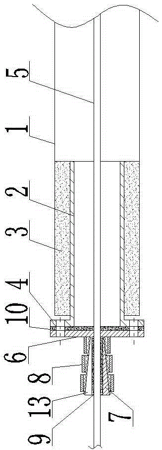 Hydraulic pressing, flushing and pumping integrated hole sealing device and method