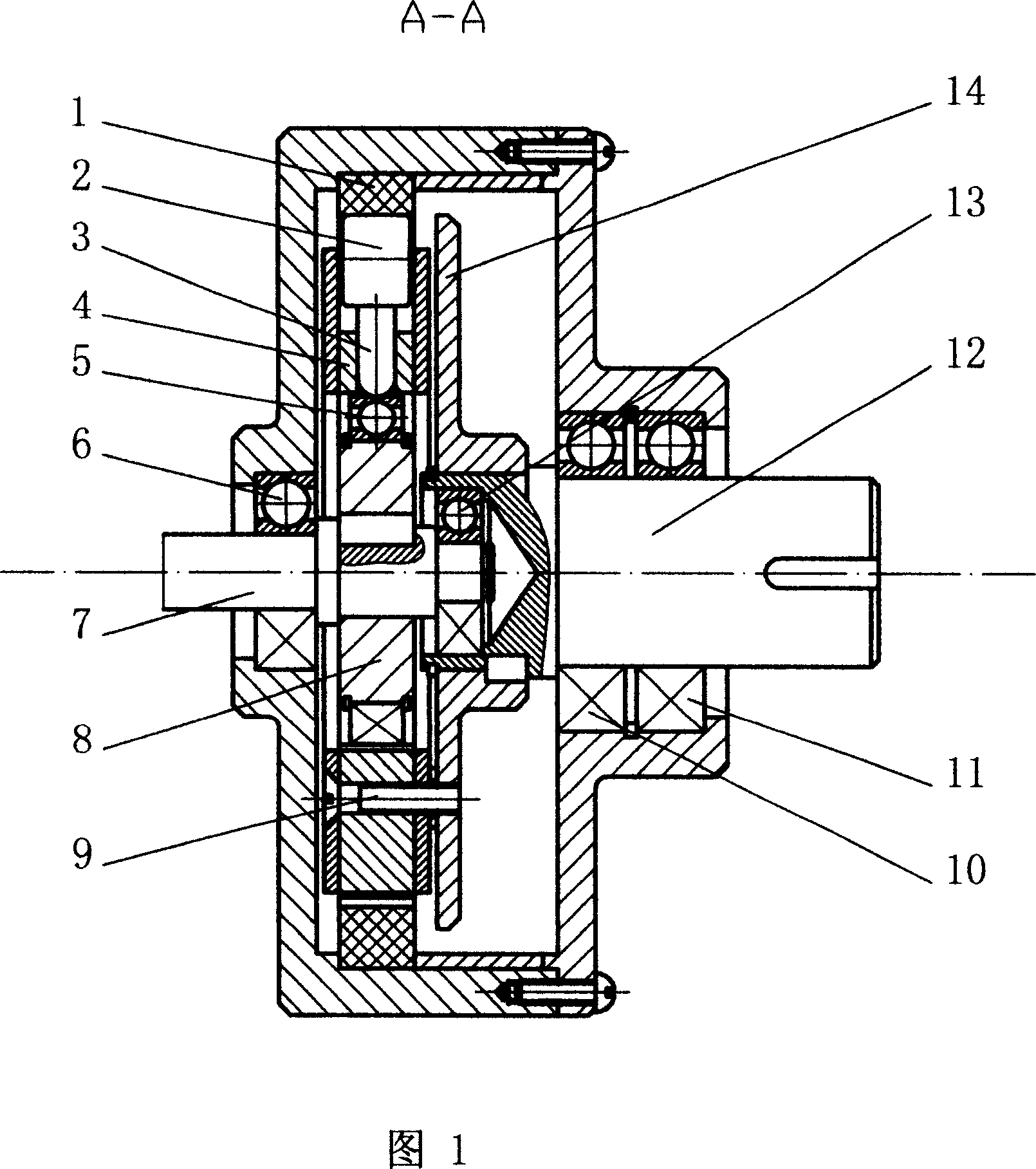 Double-impeller cycloid wheel decelerator