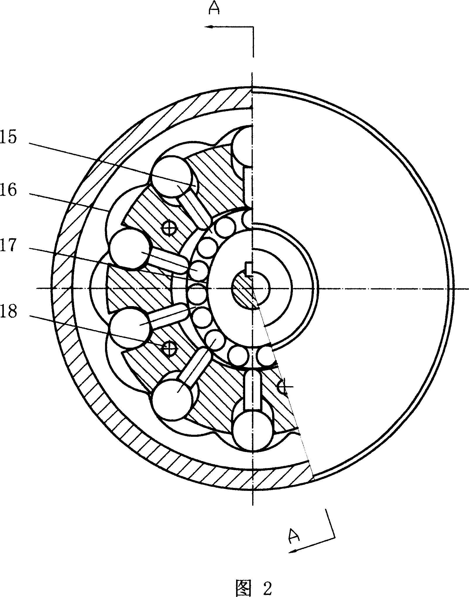 Double-impeller cycloid wheel decelerator