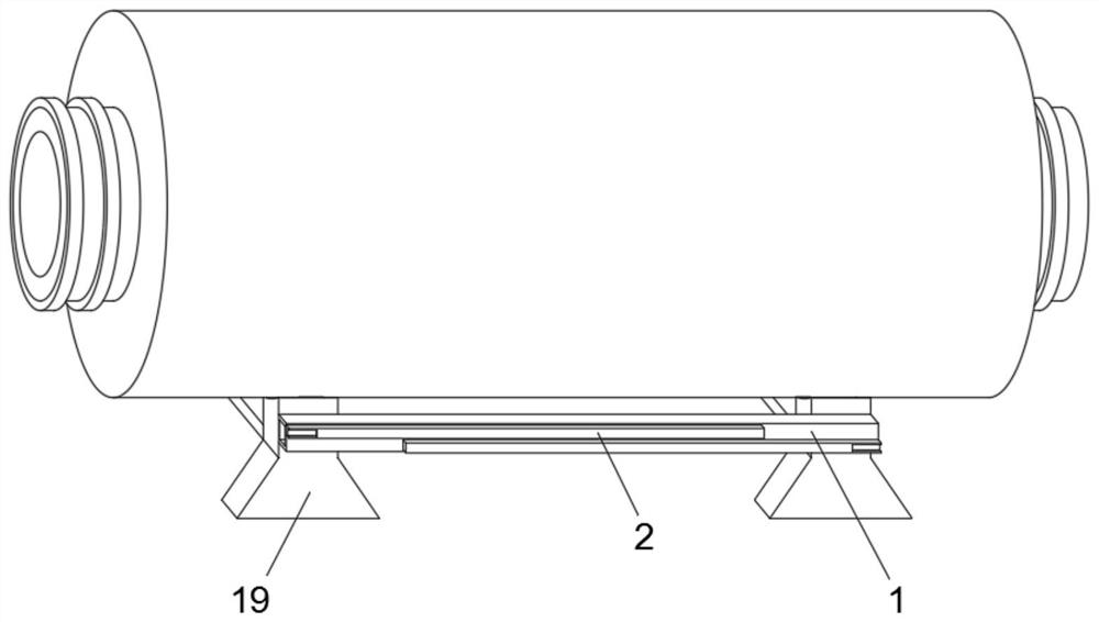 Short-distance displacement lifting device for chemical production