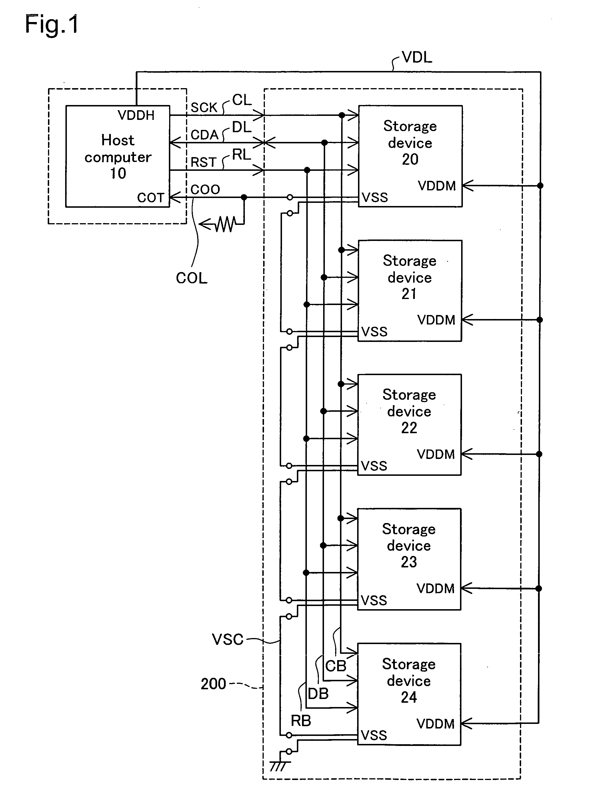 Storage device with protection against inadvertent writing