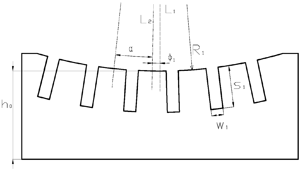 Electrical test device for simulating winding of large turbo-generator stator