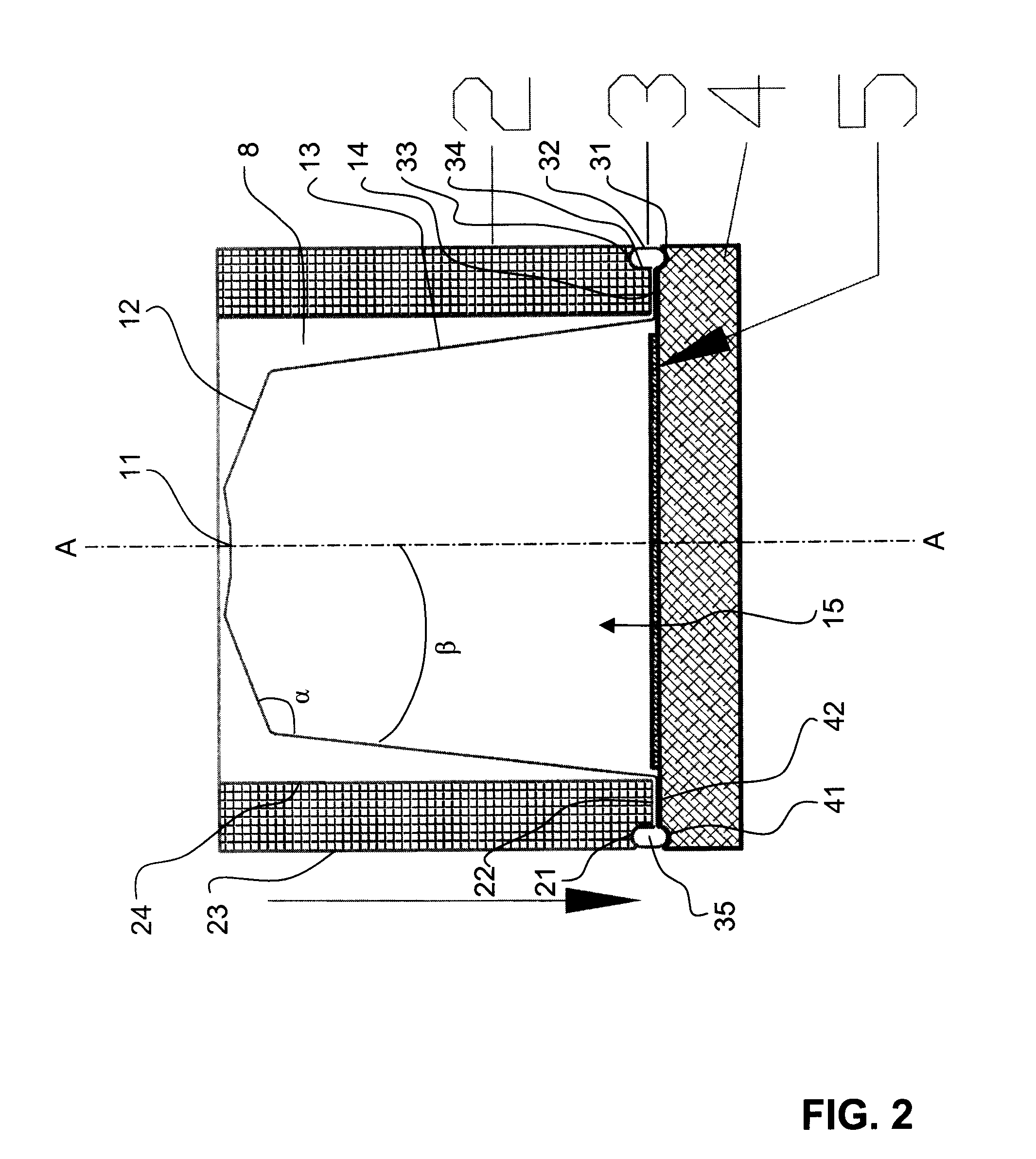 Coffee capsule with a deformable sealing element