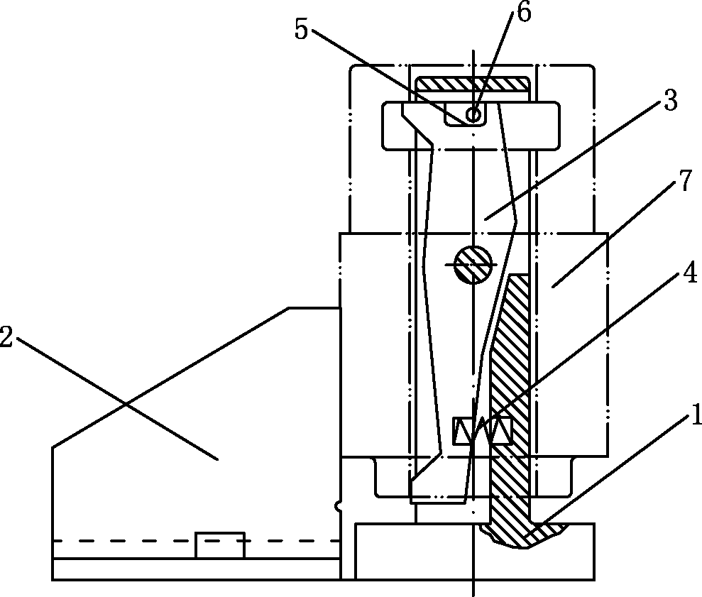 Rapid positioning device of bench vice