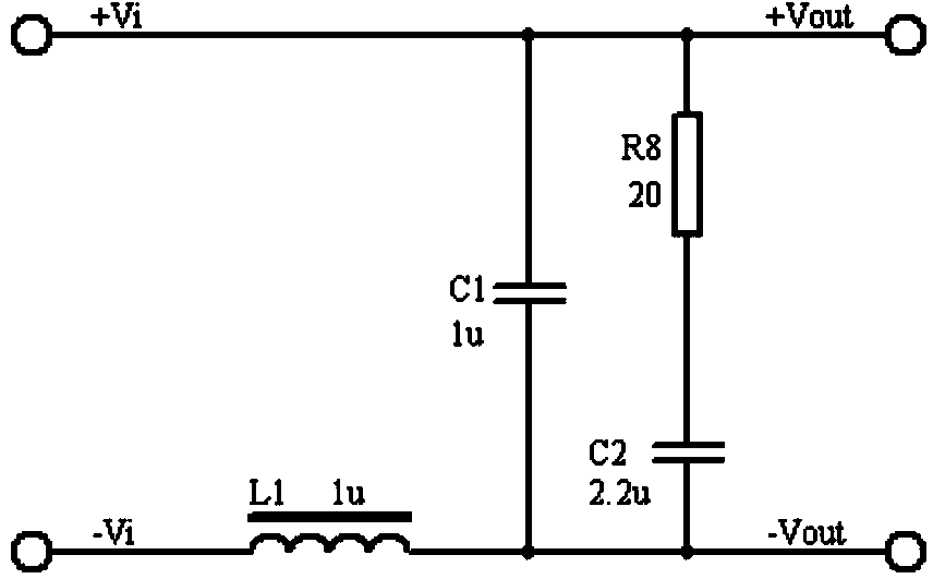 Ripple wave suppressor circuit of program-controlled direct-current power supply