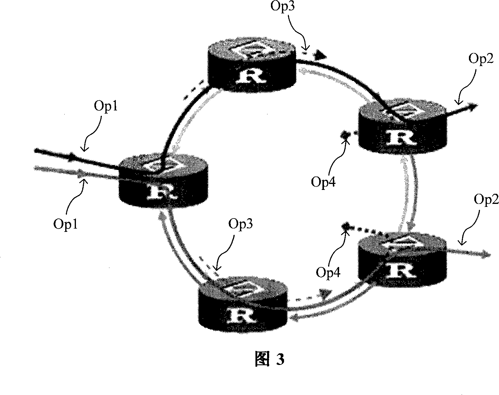 Construction method for reliable RPR circular net and relative RPR station device