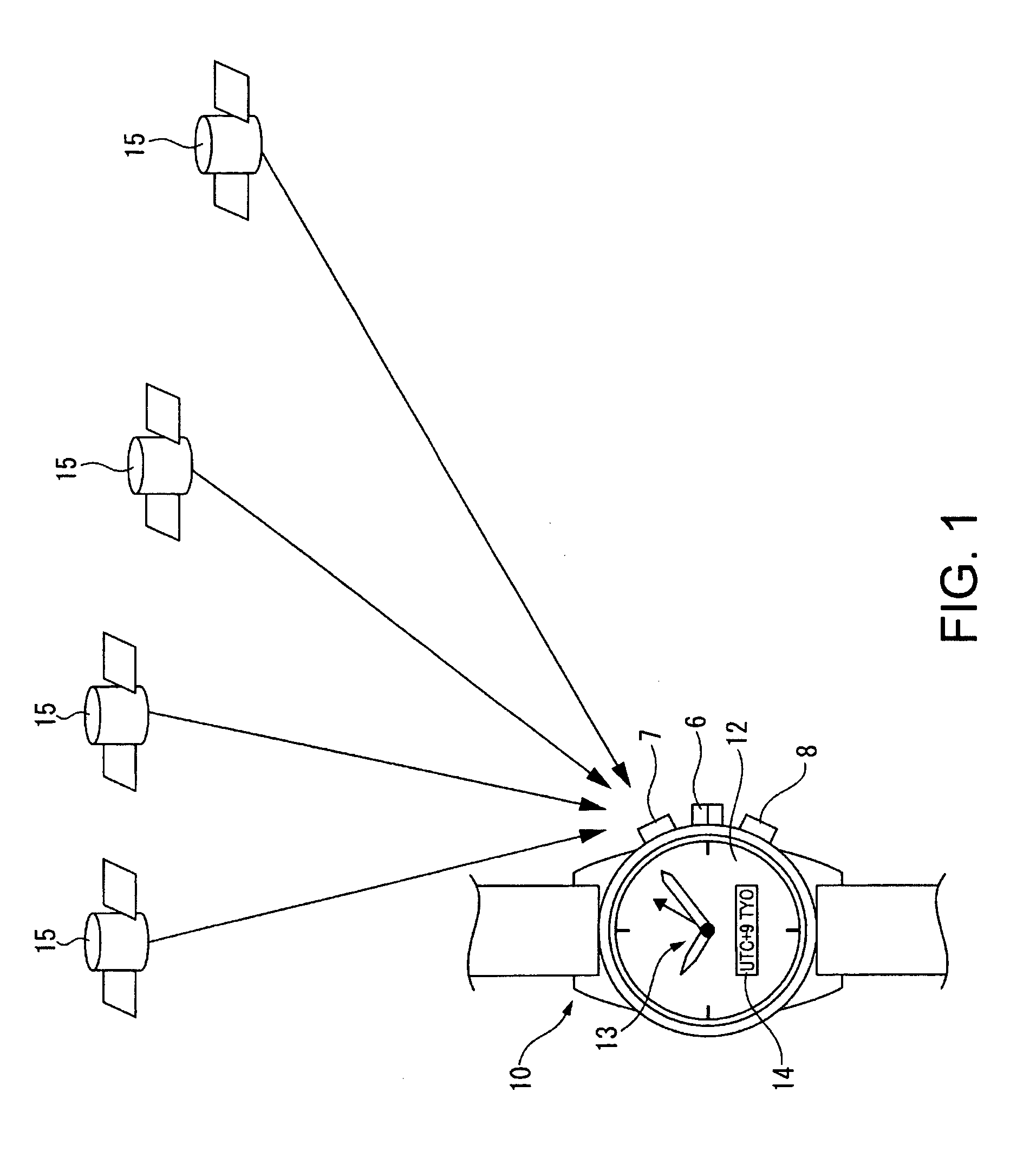 Time adjustment device, timepiece with a time adjustment device, and a time adjustment method