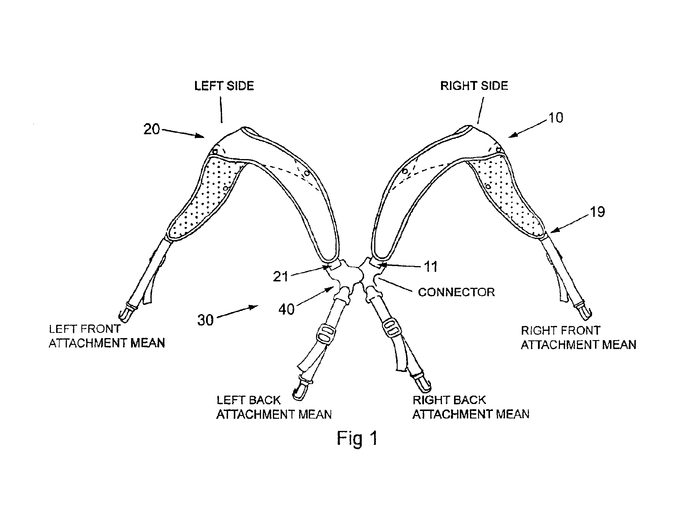 Shoulder-borne carrying straps, carrying strap assemblies and golf bags incorporating the same