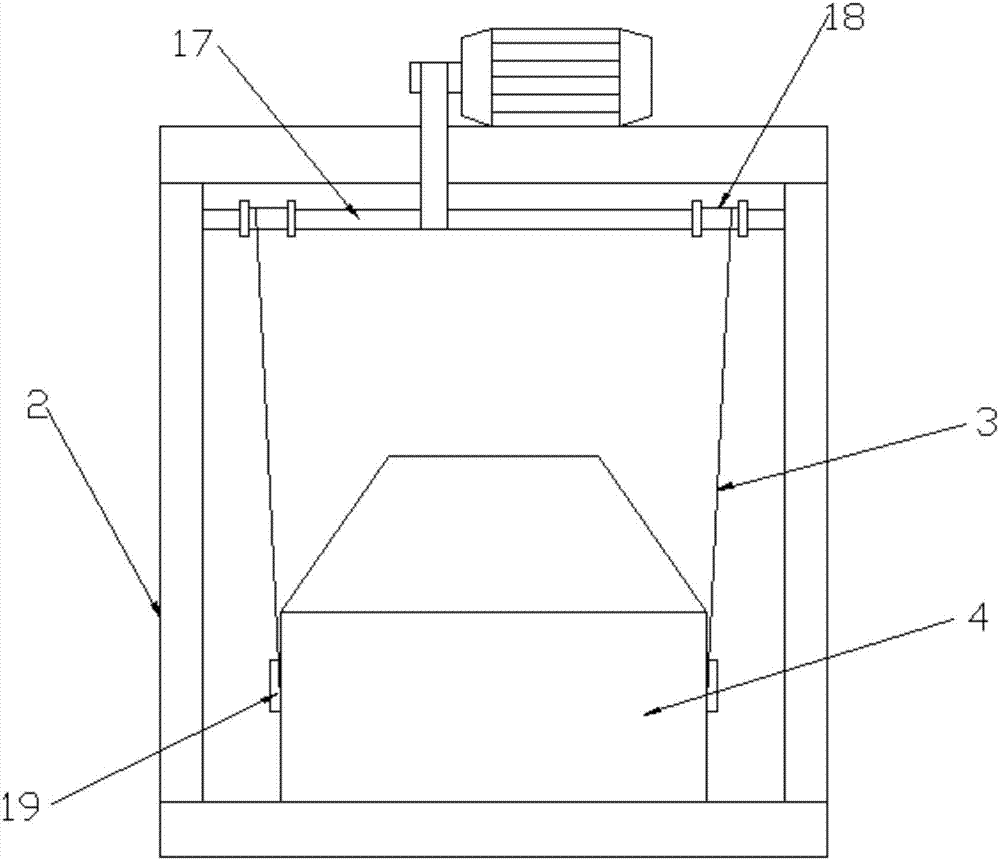 Granule agitator for processing building material
