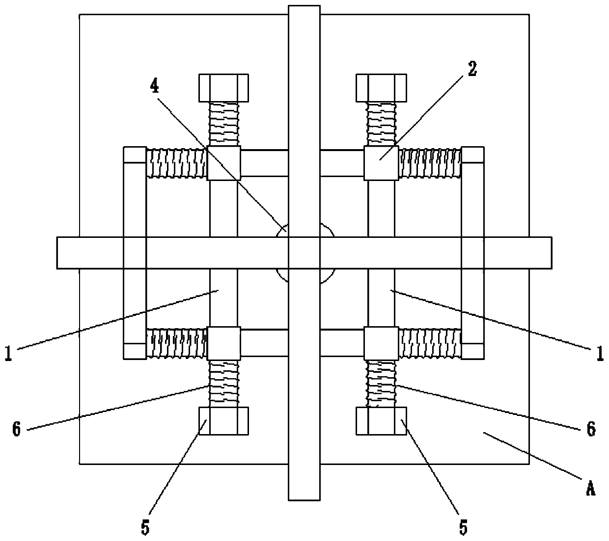 Anti-pull small-displacement mechanical shock isolation device for anti-shock protection of porcelain-knob electrical equipment