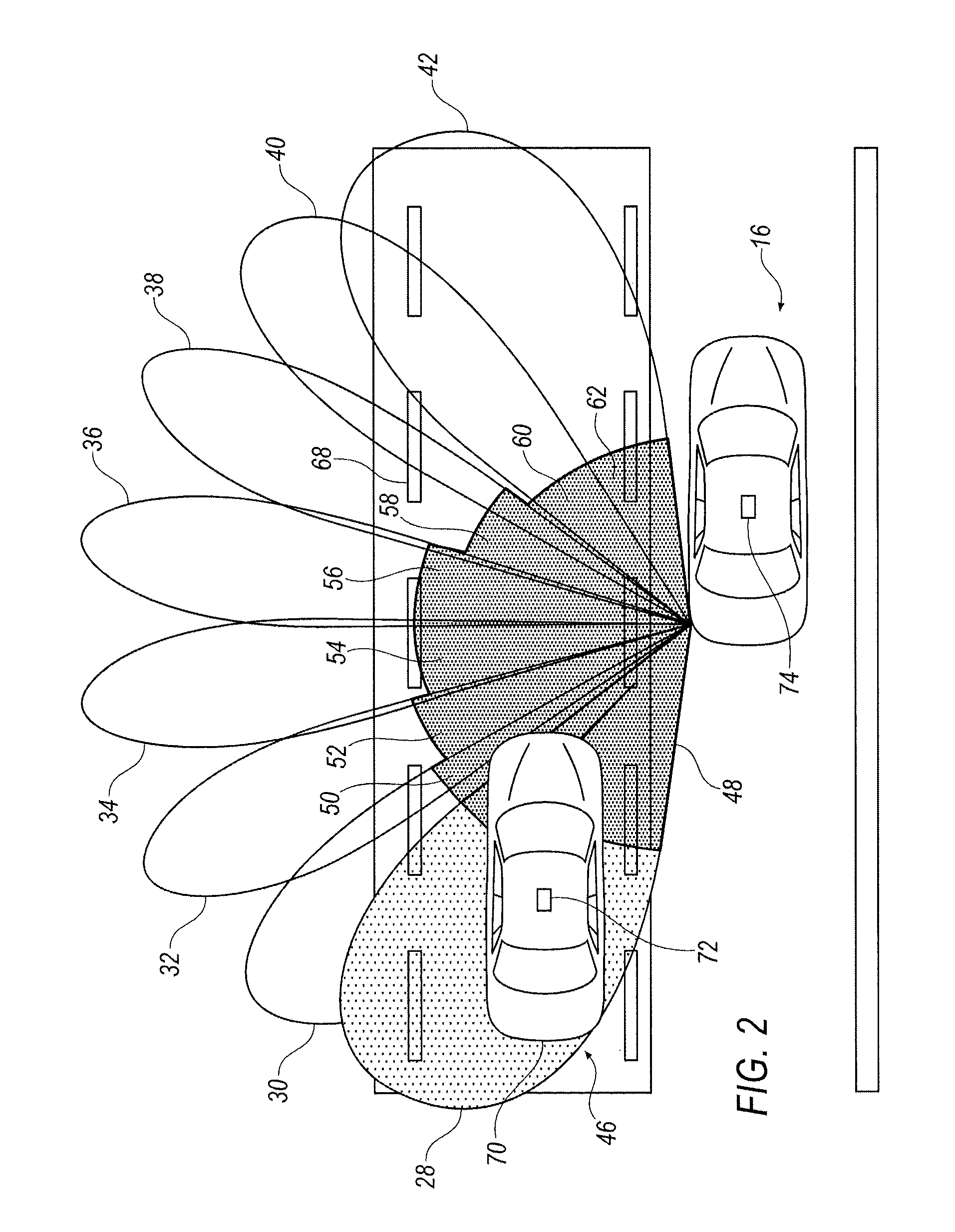 System, apparatus and method for active mirrors with blind spot detection