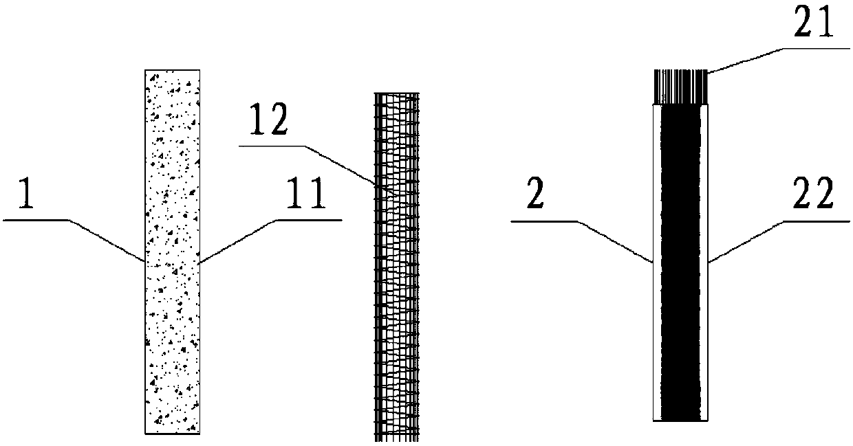 Cast-in-place prefabricated composite structure pile suitable for karst zone and construction method of cast-in-place prefabricated composite structure pile