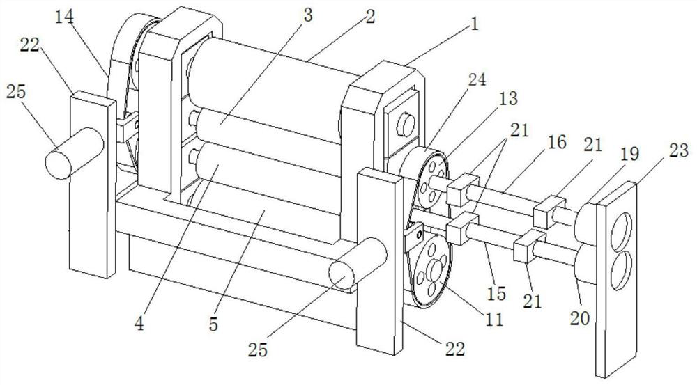 Device for preventing roll system transmission slippage and restraining torsional vibration of four-high mill