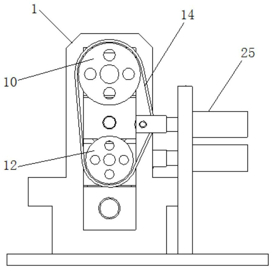 Device for preventing roll system transmission slippage and restraining torsional vibration of four-high mill